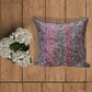 Embroidered Cushion Cover Velvet Digital Printed Multi - 20" X 20"