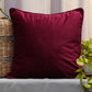 Cushion Cover Velvet  Rust - 16" X 16"