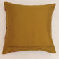 Cushion Cover Polyester Patchwork Weave Mustard Yellow - 16" X 16"