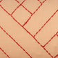 Embroidered Cushion Cover Polyester Brown - 12" X 22"