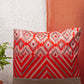 Cushion Cover Set of 3 100% Polyester Box And Printed Multi - 16" x 16"