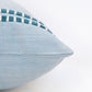 Embroidered Cushion Cover 100% Cotton  Light Blue - 16" X 16"