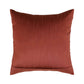 Embroidered Cushion Cover Polyester Blend  Rust - 16" X 16"