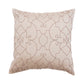 Embroidered Cushion Cover Beige Peach - 16" X 16"