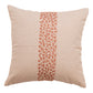 Embroidered Cushion Cover Cotton Blend  Off White - 16" X 16"