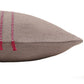 Embroidered Cushion Cover Cotton Blend   Grey - 16" X 16"