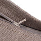 Embroidered Cushion Cover Cotton Blend   Grey - 16" X 16"