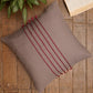 Embroidered Cushion Cover Cotton Blend Brown- 16"x16"
