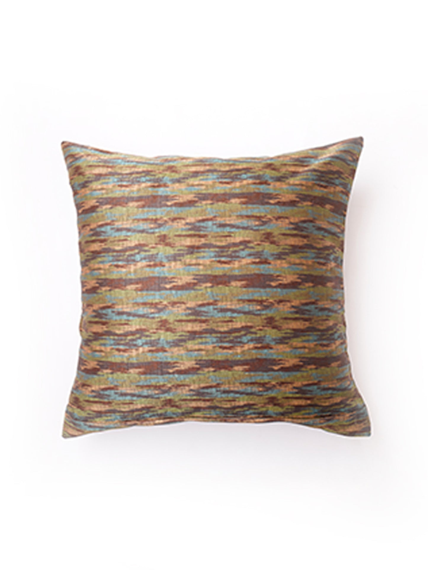 Cushion Cover Polyester Blend Abstract Brown - 24" X 24"