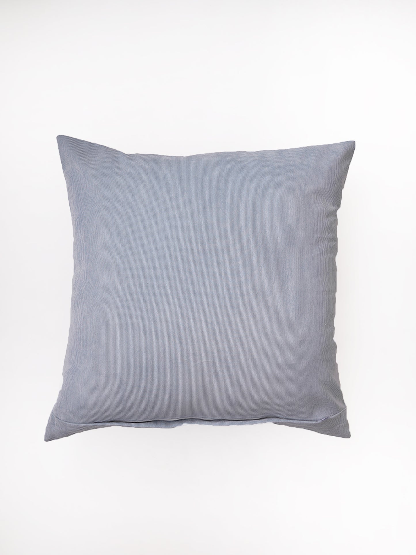 Cushion Cover Polyster Blend Self Textured Blue - 24"X24"