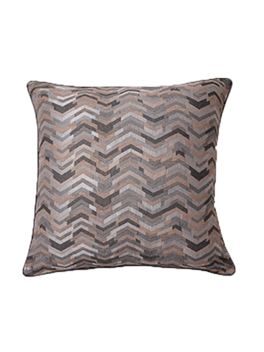 Cushion Cover Polyester Blend self Textured Multi - 24"X24"