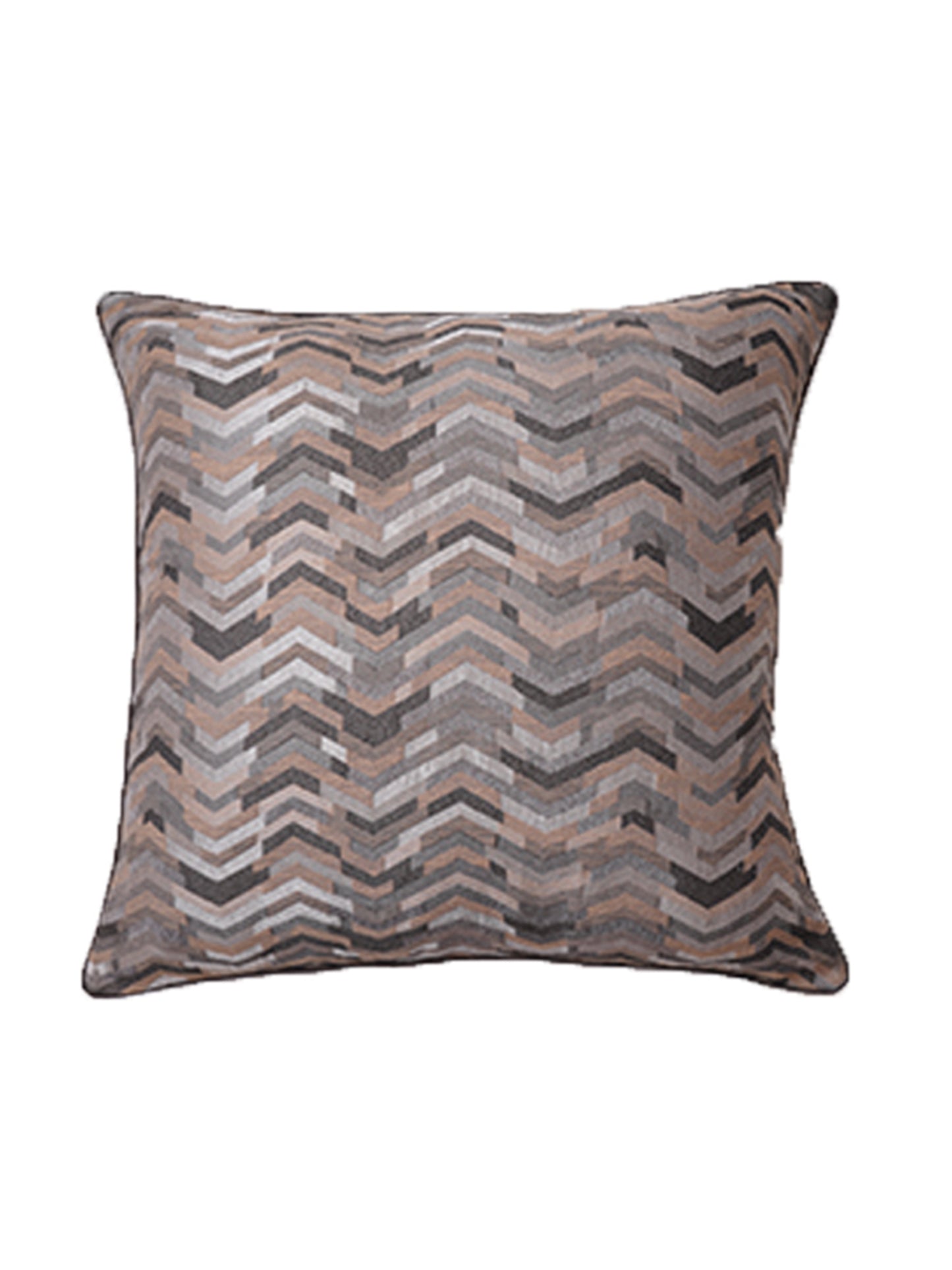 Cushion Cover Polyester Blend self Textured Multi - 24"X24"