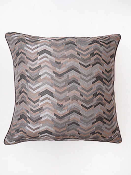 Cushion Cover Polyester Blend self Textured Multi - 24"X24"