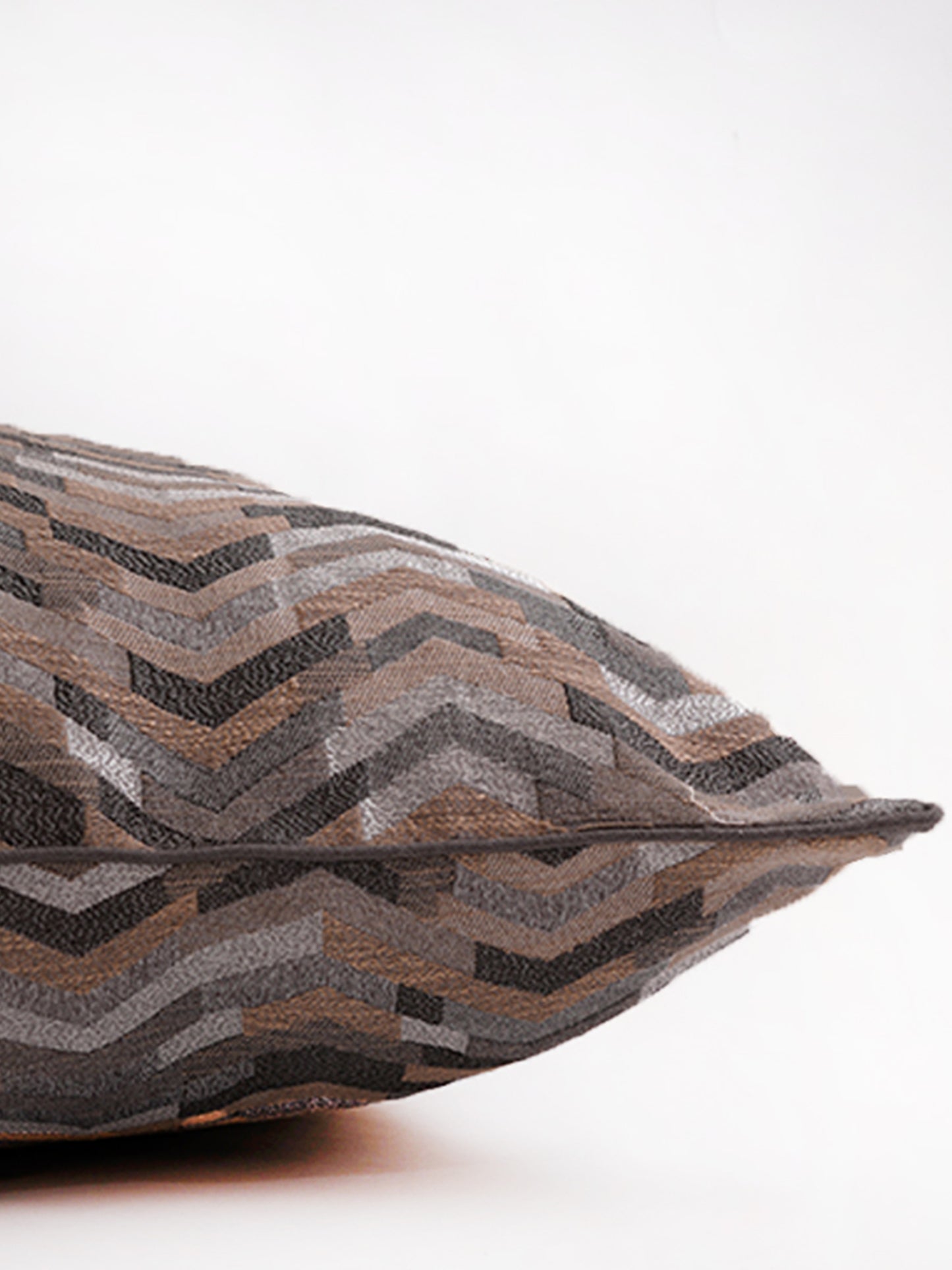 Cushion Cover Polyester Blend self Textured Multi - 24"X24"