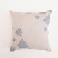 Cushion Cover Cotton Blend Embroidered Grey - 18" X 18"