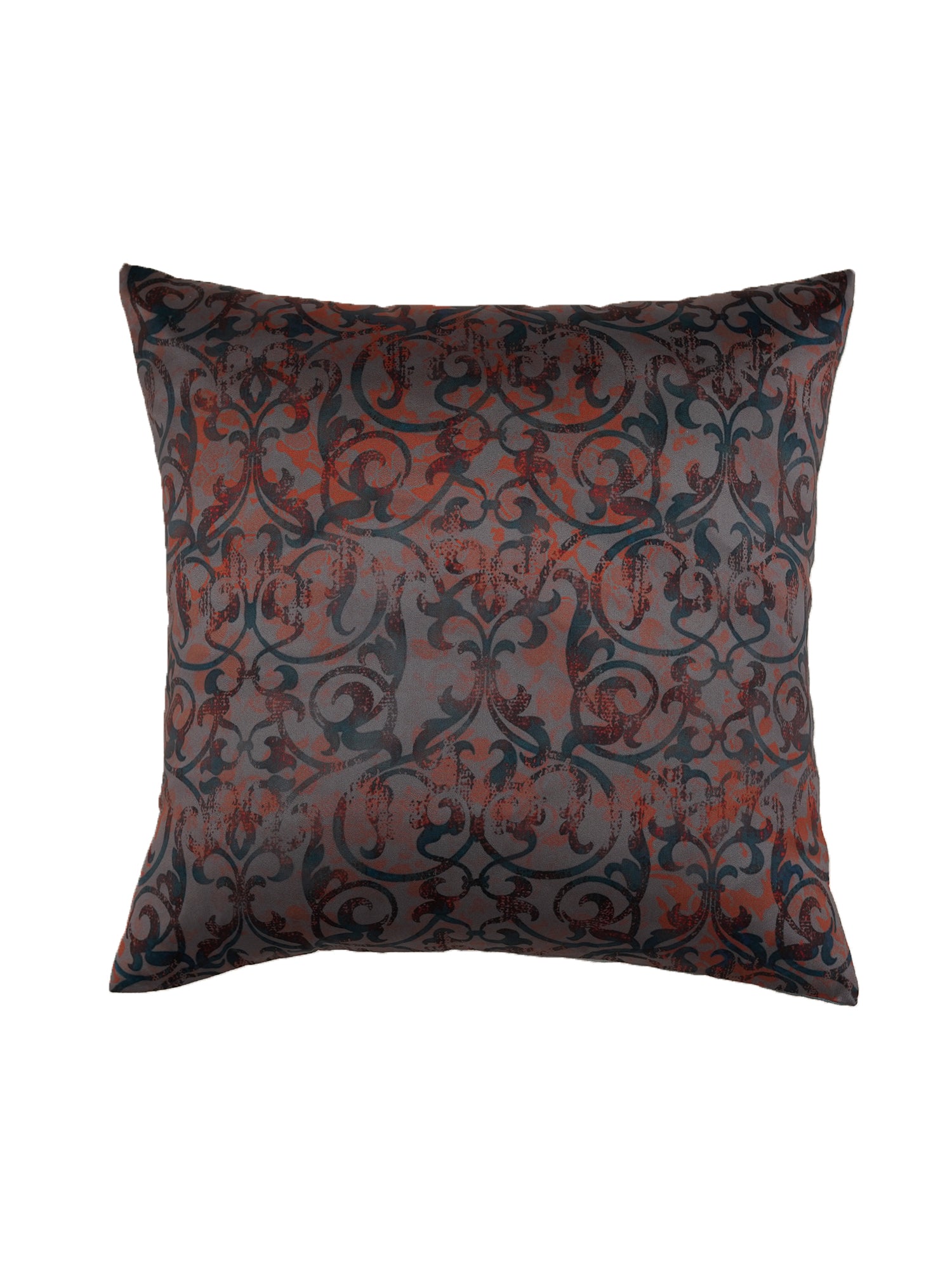 Cushion Cover Poly Canvas Modern Damask Multi - 16" X 16"