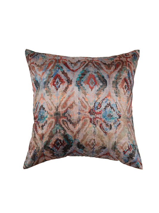 Cushion Cover Polycanvas Contemporary Ikat Multi - 16" X 16"