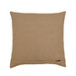 Cushion Cover Polycanvas Ocher Grey Contemporary Ocher Grey - 16" X 16"