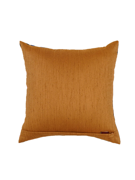 Cushion Cover Polycanvas Watercolor Florals Brown  - 16" X 16"