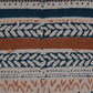 Cushion Cover Polycanvas Contemporary Indian Tribal Multi - 16" X 16"