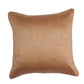 Cushion Cover Cotton Blend Self Textured Brocade Mustard - 16" X 16"