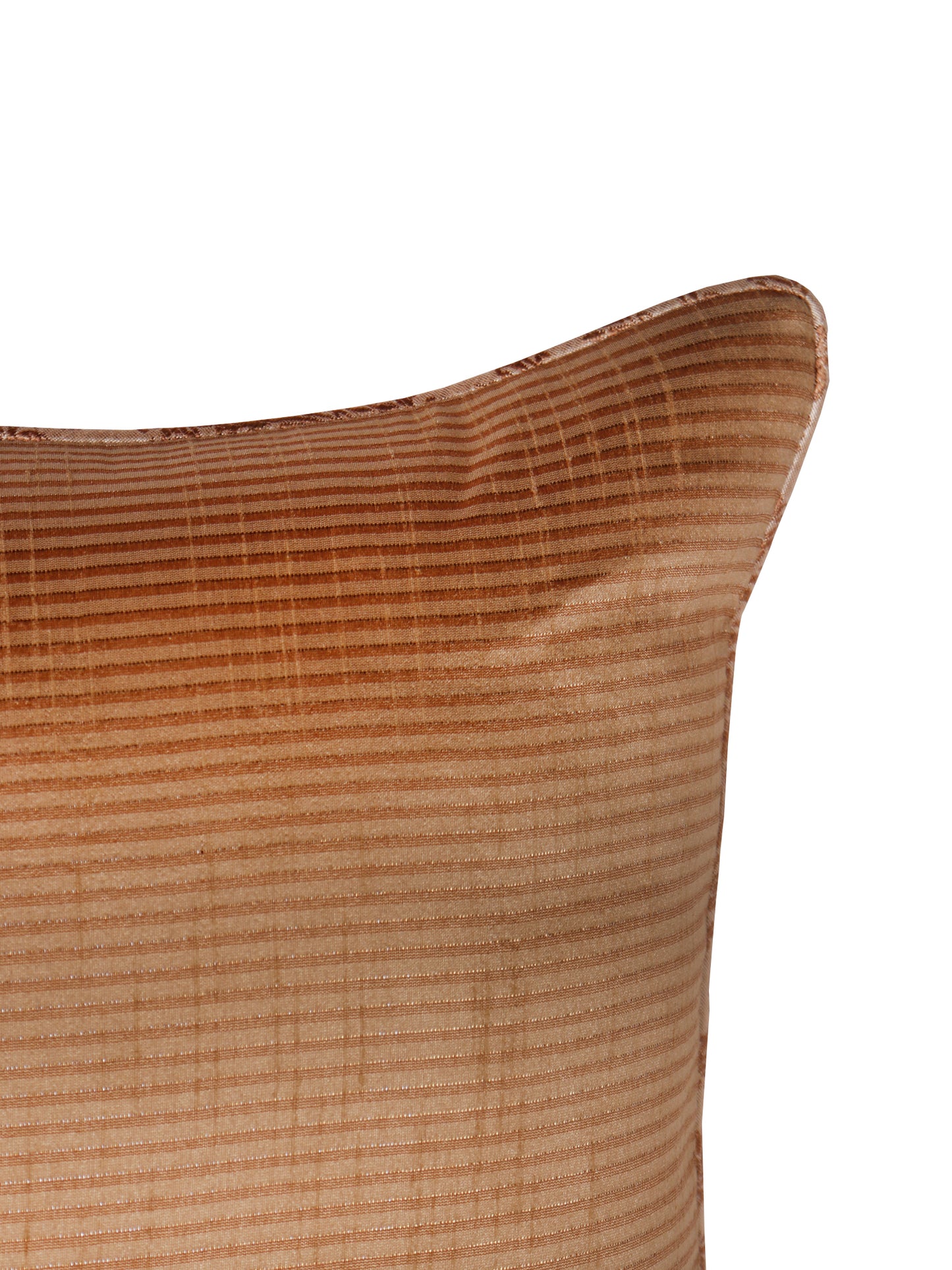 Cushion Cover Cotton Blend Self Textured Brocade Mustard - 16" X 16"