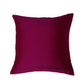 Cushion Cover Polyester Zari Embroidery with Self Quilting Purple - 16"x16"