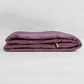 Quilt with 2 Pillow Shams Decorative Polyester Self Textured Reversible Purple/Cream - (90" X 108" ; Pillow - 17" X 27")