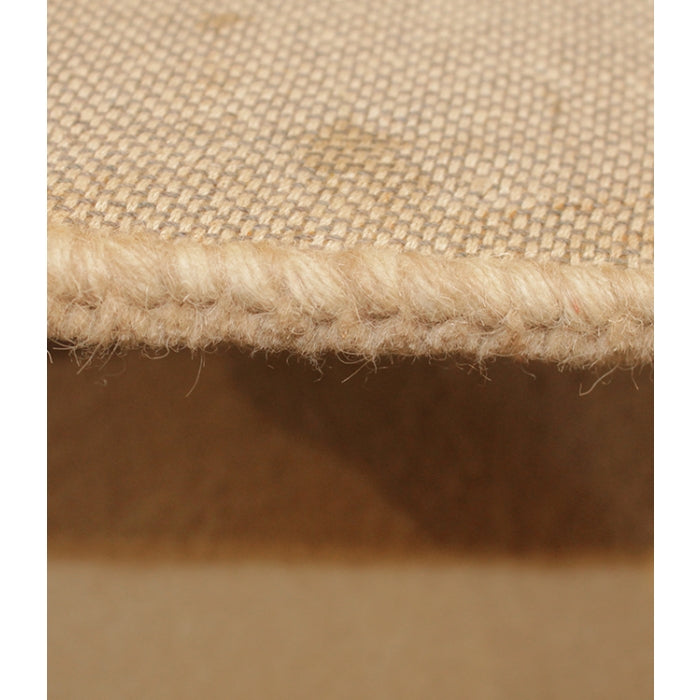 100% Woollen Beige Handtufted Carpet - 2' X 4'