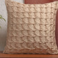 Co-ordinated Cushion Cover Set Of 3 Polyester Blend Digital Printed And Box Pleated Multi-color- 16" x 16"