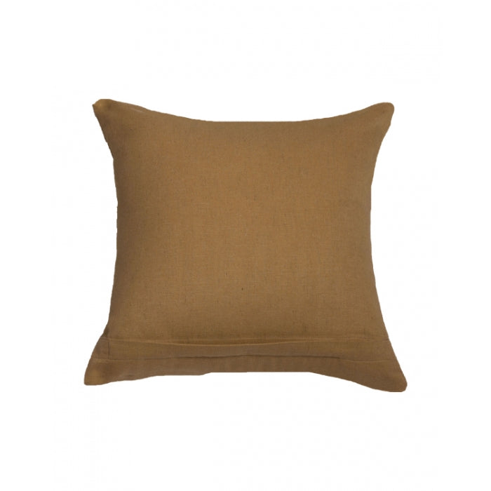 Co-ordinated Cushion Cover Set Of 3 Polyester Blend Digital Printed And Box Pleated Multi-color- 16" x 16"