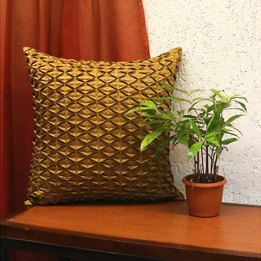 Cushion Cover 100% Polyester  Shell Pleated  - 16" X 16"